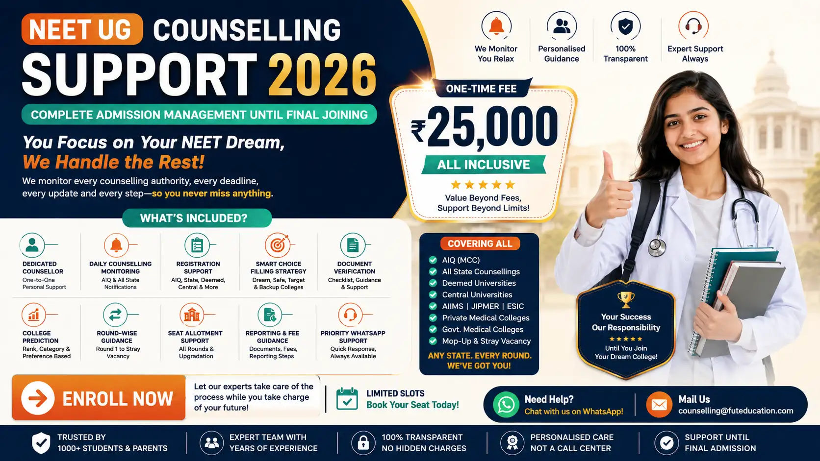 NEET UG Admission Concierge Program 2026 – Future Education